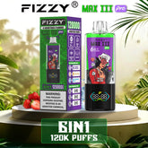 EU Warehouse FIZZY MAX III PRO 120K Puffs Disposable Vape Wholesale - EsmoVape