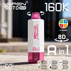 EU Warehouse VAPEN OCTO 8IN1 160K Puffs Disposable Vape Wholesale - EsmoVape