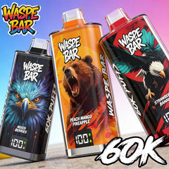 WASPE Bar 60000 Puffs Disposable Vape Wholesale - EsmoVape