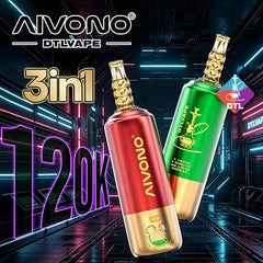Wholesale AIVONO DTL 3IN1 120K Puffs Vape (EU Warehouse) - EsmoVape