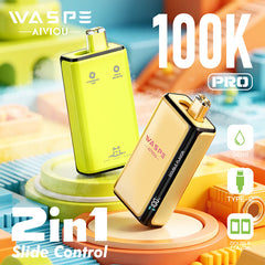 Wholesale Waspe Double Flavor PRO 100K Puffs Vape (EU Warehouse) - EsmoVape