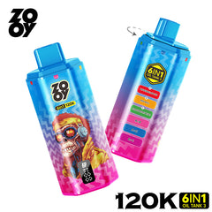 Wholesale ZOOY 6IN1 120K Puffs Disposable Vape (EU Warehouse)