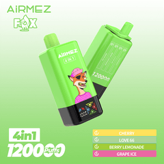 EU Warehouse Airmez FOX 4 IN 1 120k Puffs Disposable Vape Wholesale - EsmoVape