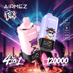 EU Warehouse Airmez FOX 4 IN 1 120k Puffs Disposable Vape Wholesale - EsmoVape
