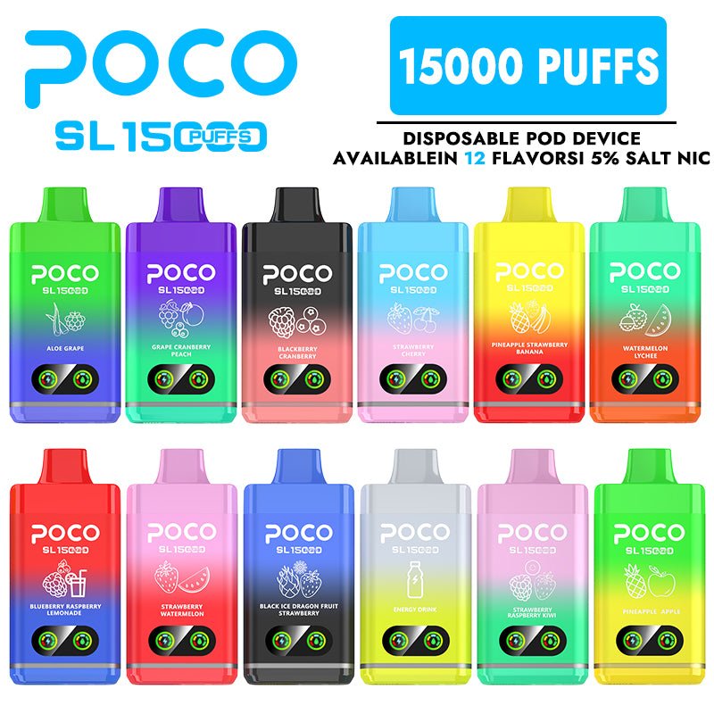 EU Warehouse POCO SL 15000 Puffs Disposable Vape Wholesale - EsmoVape