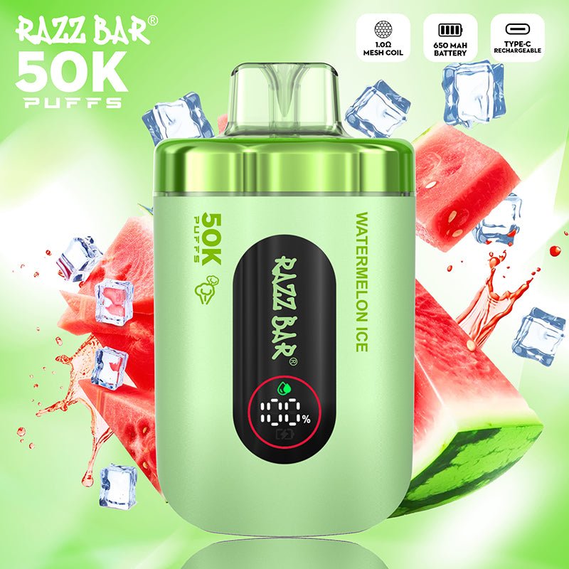 EU Warehouse Razz Bar 50000 puffs Disposable Vape Wholesale - EsmoVape