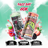 EU Warehouse Razz Bar 60000 puffs Disposable Vape Wholesale - EsmoVape