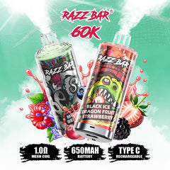 EU Warehouse Razz Bar 60000 puffs Disposable Vape Wholesale - EsmoVape