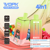 EU Warehouse VOPK FOUR FLAVORS 80000 Puffs Disposable Vape Wholesale - EsmoVape