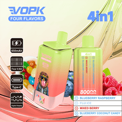 EU Warehouse VOPK FOUR FLAVORS 80000 Puffs Disposable Vape Wholesale - EsmoVape