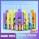 EU Warehouse WASPE 3IN1 60000 Puffs Disposable Vape Wholesale - EsmoVape