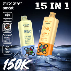 EU Warehouse FIZZY SMART 15 IN 1 150k Puffs 80ml Disposable Vape Wholesale - EsmoVape