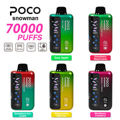 EU Warehouse POCO Snowman 70000 Puffs Disposable Vape Wholesale - EsmoVape