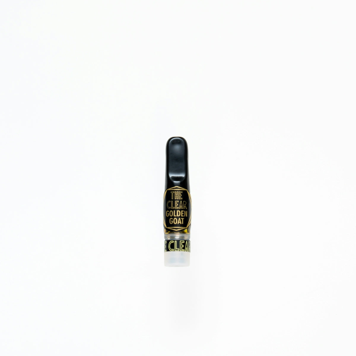 white and black labeled bottle