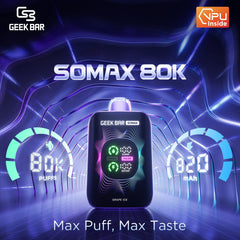 Geek Bar SOMAX 80000 Puffs 30ml Disposable Vape Wholesale - EsmoVape