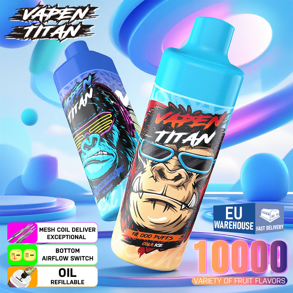 EU Warehouse VAPEN TITAN 10000 Puffs Disposable Vape Wholesale