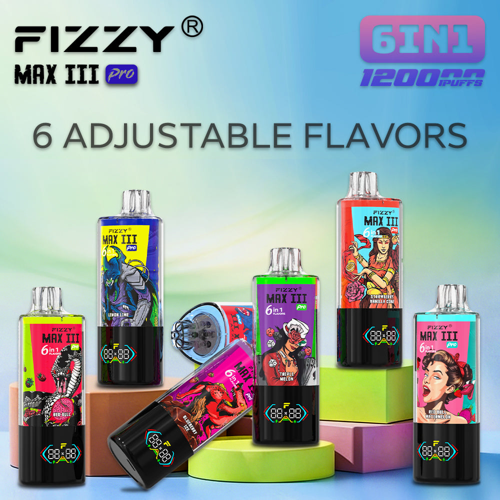 EU Warehouse FIZZY MAX III PRO 120K Puffs Disposable Vape Wholesale - EsmoVape
