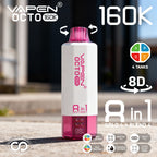 EU Warehouse VAPEN OCTO 8IN1 160K Puffs  Disposable Vape Wholesale - EsmoVape