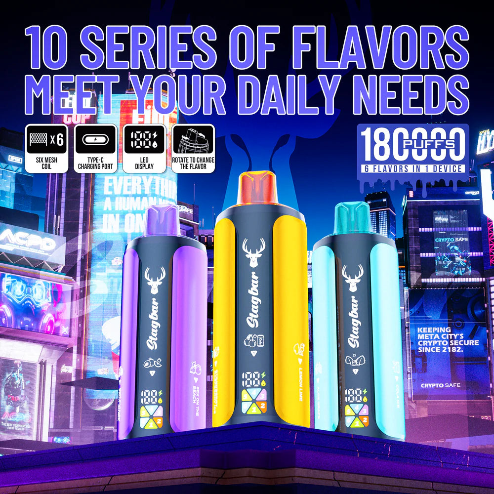 Esmovape Multi-Flavor Wholesale Lineup High-capacity multi-flavor disposable vapes displayed for wholesale distribution