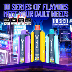 EU Warehouse Stagbar 6 IN 1 180K Puffs Disposable Vape Wholesale - EsmoVape