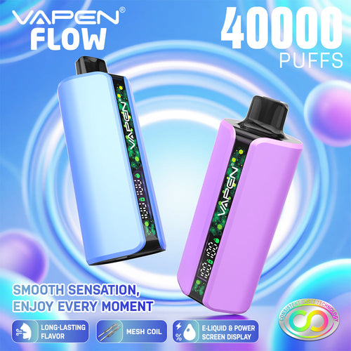 EU Warehouse VAPEN FLOW 40000 Puffs Disposable Vape Wholesale