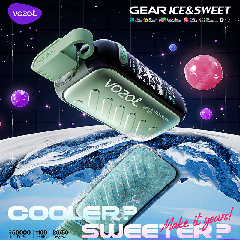 EU Warehouse VOZOL Gear Ice& Sweet 50000Puffs 30ml Disposable Vape Wholesale Main image