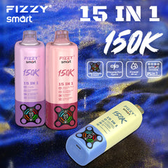 EU Warehouse FIZZY SMART 15 IN 1 150k Puffs 80ml Disposable Vape Wholesale - EsmoVape