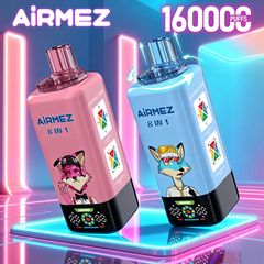 EU Warehouse Airmez FOX 8 IN 1 160k Puffs 60ml Disposable Vape Wholesale - EsmoVape