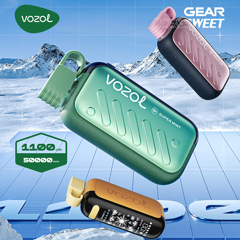 EU Warehouse VOZOL Gear Ice& Sweet 50000Puffs 30ml Disposable Vape Wholesale - EsmoVape