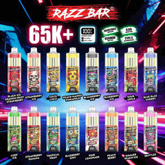 Razz Bar 65k+ Puffs Disposable Vape Wholesale - EsmoVape