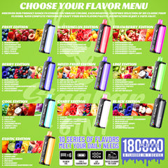 EU Warehouse Stagbar 6 IN 1 180K Puffs Disposable Vape Wholesale - EsmoVape