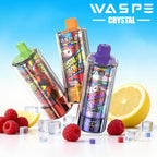 EU Warehouse WASPE Crystal 8 in 1  180K Puffs 68ml Disposable Vape Wholesale - EsmoVape