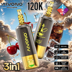 Wholesale AIVONO DTL 3IN1 120K Puffs Vape (EU Warehouse) - EsmoVape
