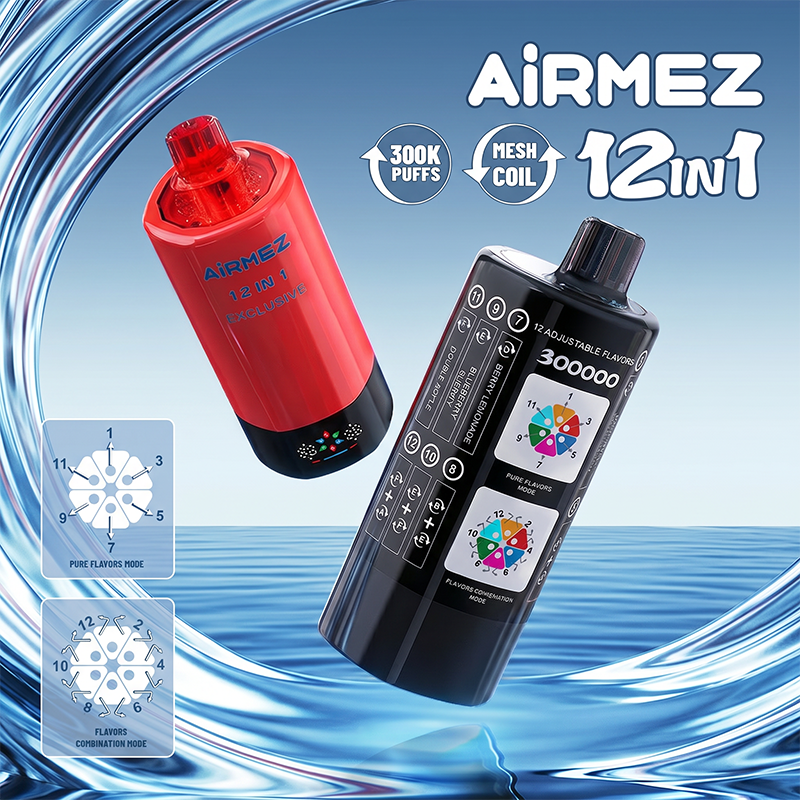 Wholesale Airmez 12 IN 1 300K Puffs Vape (EU Warehouse) - EsmoVape