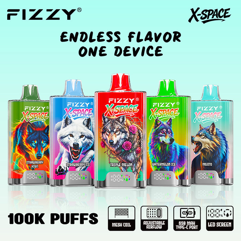 Wholesale FIZZY X-SPACE 100K Puffs Vape (EU Warehouse) - EsmoVape