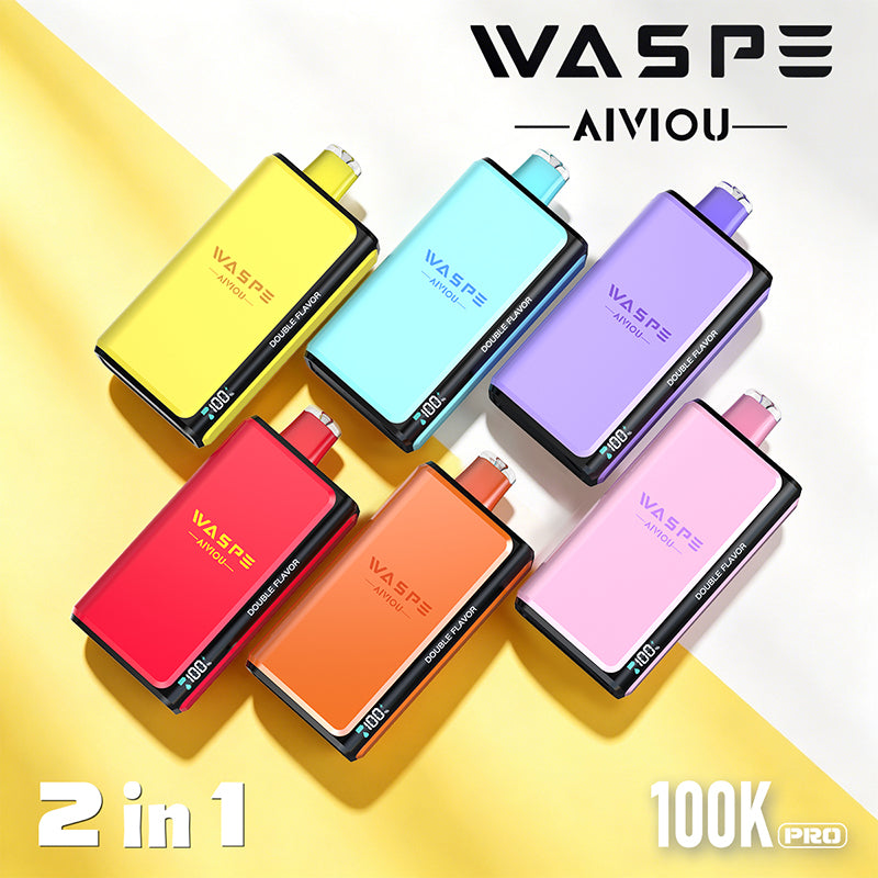Wholesale Waspe Double Flavor PRO 100K Puffs Vape (EU Warehouse) - EsmoVape