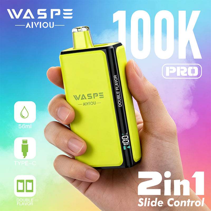 Wholesale Waspe Double Flavor PRO 100K Puffs Vape (EU Warehouse) - EsmoVape