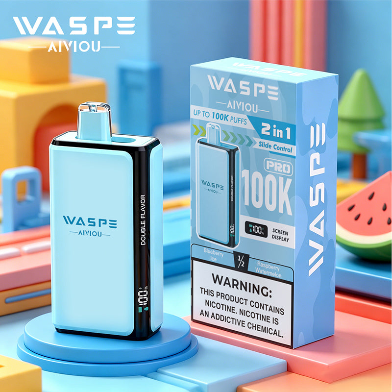 Wholesale Waspe Double Flavor PRO 100K Puffs Vape (EU Warehouse) - EsmoVape