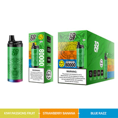 Wholesale ZOOY King Triple 3in1 80000 Puffs Vape (EU Warehouse)