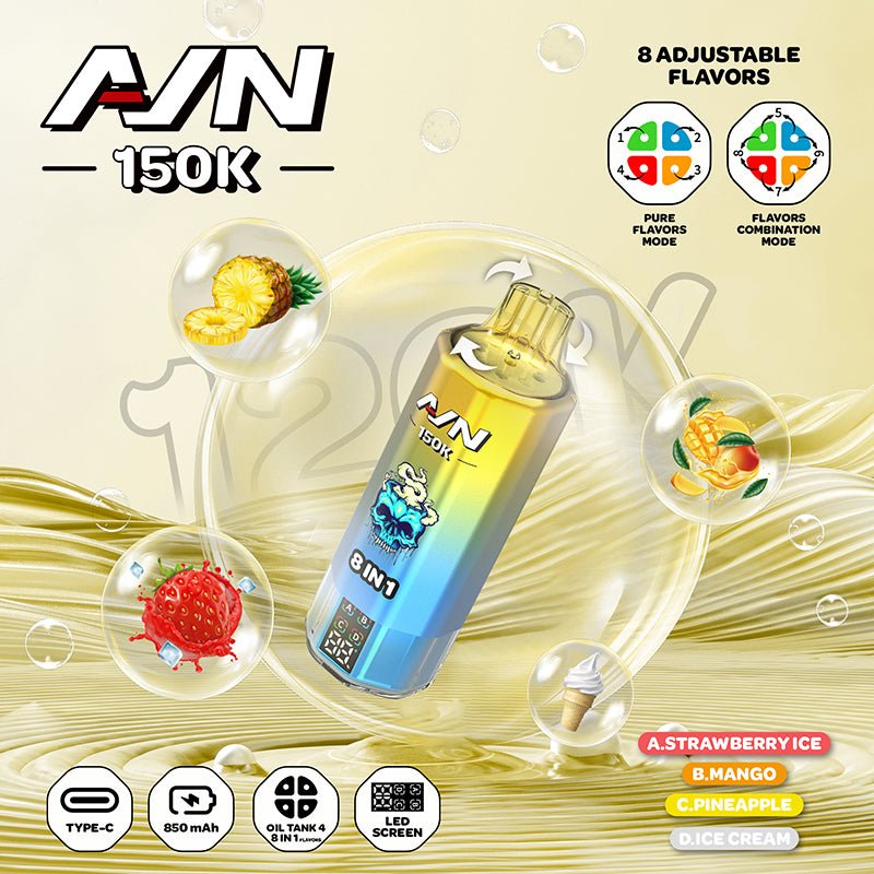 EU Warehouse AIVONO AIM AVN 150k Puffs Disposable Vape Wholesale - EsmoVape