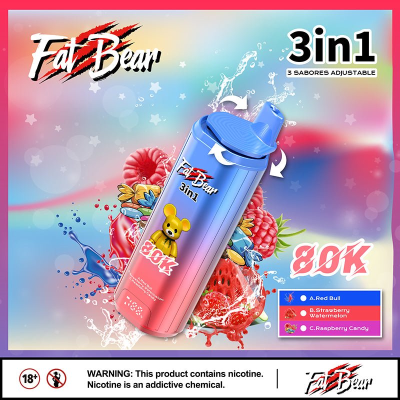 EU Warehouse AIVONO AIM FATBEAR 80000 Puffs Disposable Vape Wholesale - EsmoVape