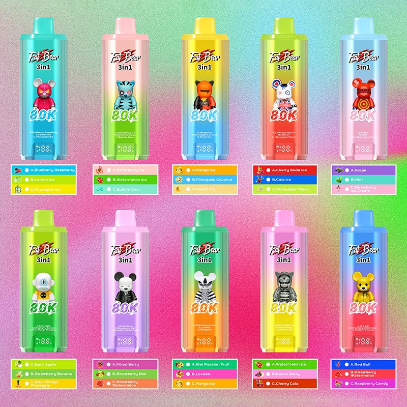 EU Warehouse AIVONO AIM FATBEAR 80000 Puffs Disposable Vape Wholesale - [Esmo]