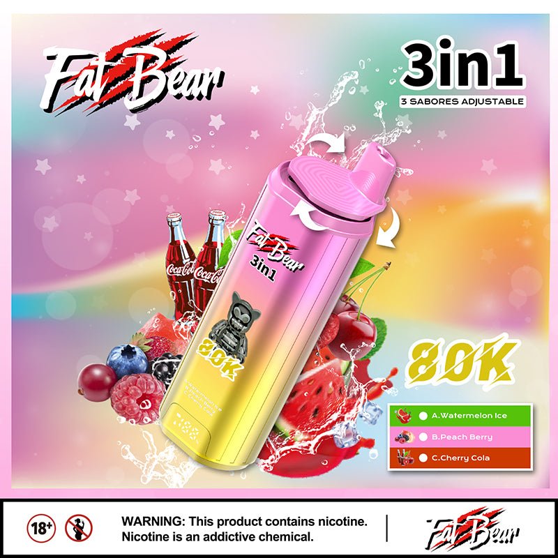 EU Warehouse AIVONO AIM FATBEAR 80000 Puffs Disposable Vape Wholesale - EsmoVape