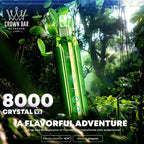 Al Fakher CRYSTAL V2 8000 Puffs 18ml Disposable Vape Wholesale - Vapz Vape Wholesale