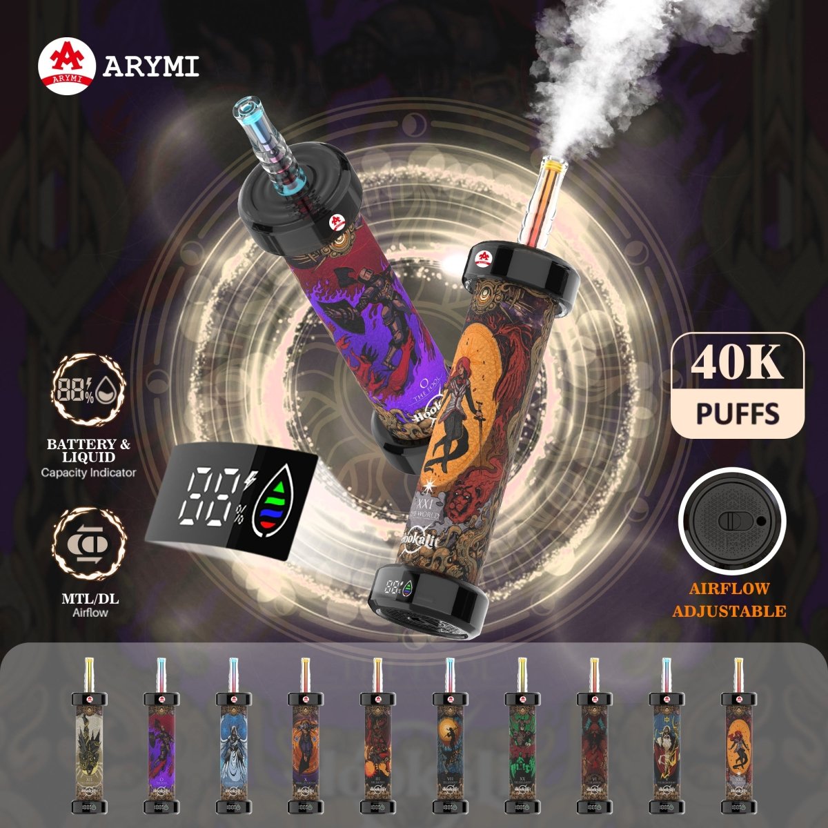 ARYMI Hookalit 40000 Puffs Disposable Vape Wholesale - [Esmo]
