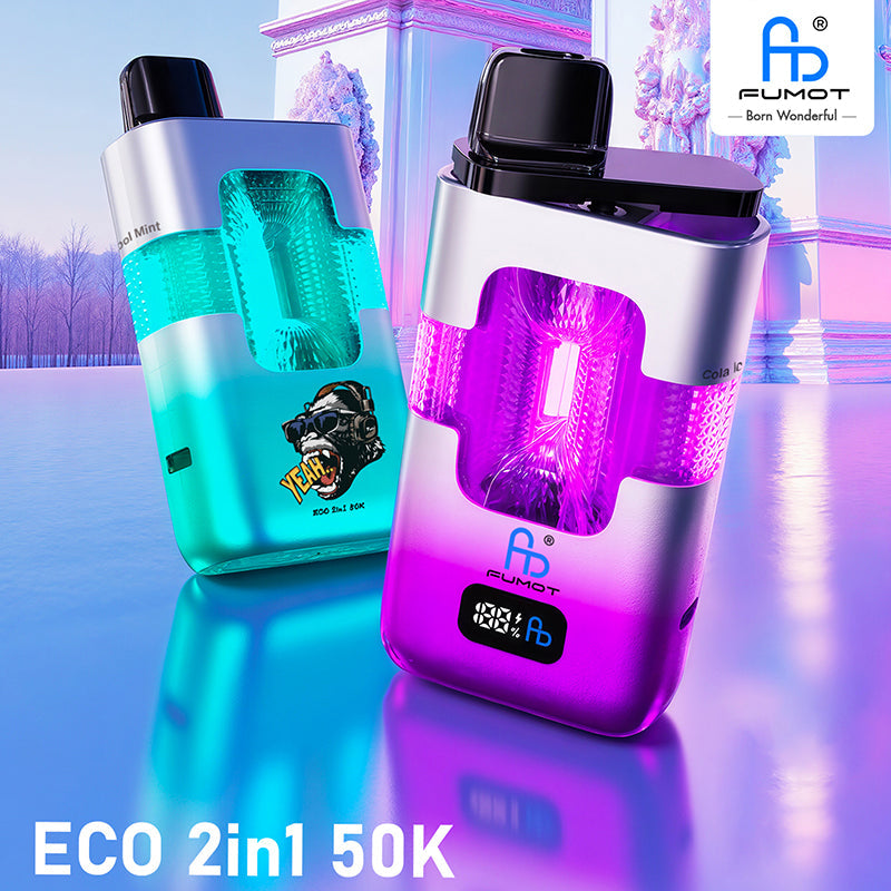 Fumot ECO 2 IN 1 50000 Puffs 20ml Disposable Vape Wholesale - EsmoVape