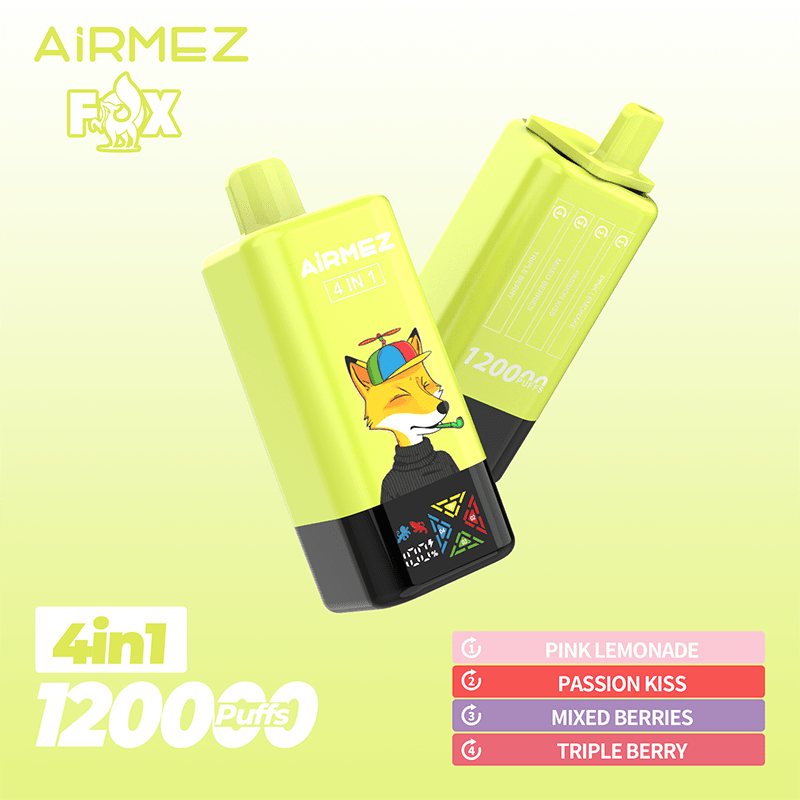 EU Warehouse Airmez FOX 4 IN 1 120k Puffs Disposable Vape Wholesale - EsmoVape
