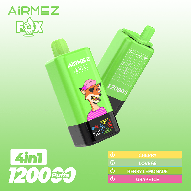 EU Warehouse Airmez FOX 4 IN 1 120k Puffs Disposable Vape Wholesale - EsmoVape