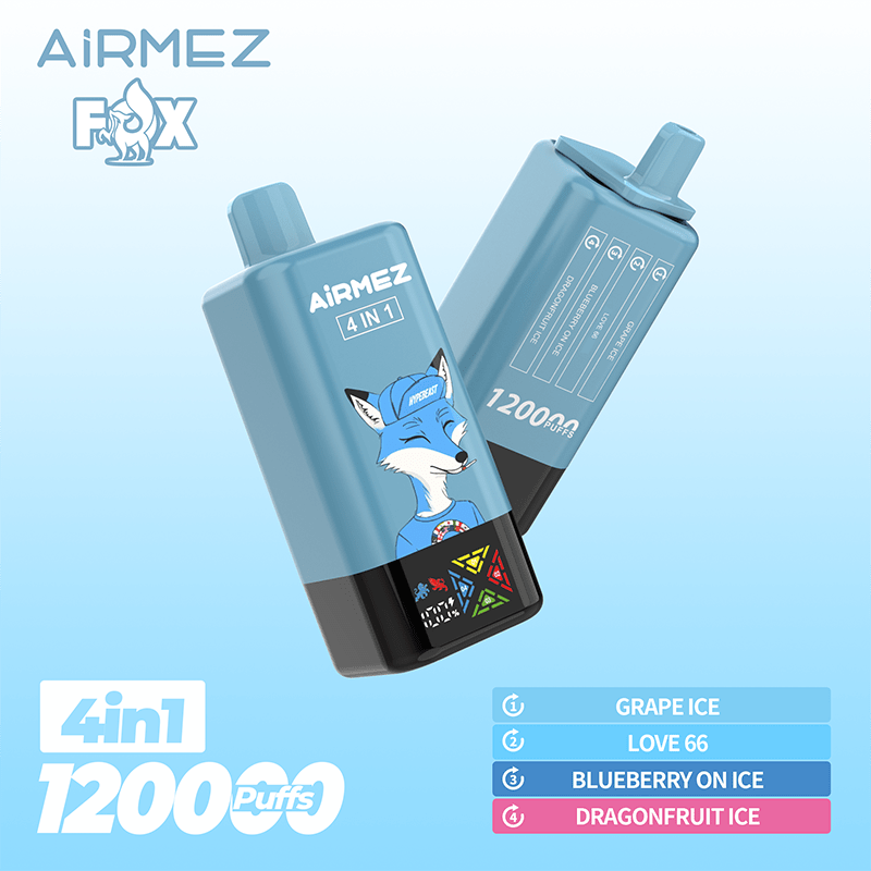 EU Warehouse Airmez FOX 4 IN 1 120k Puffs Disposable Vape Wholesale Secondary image