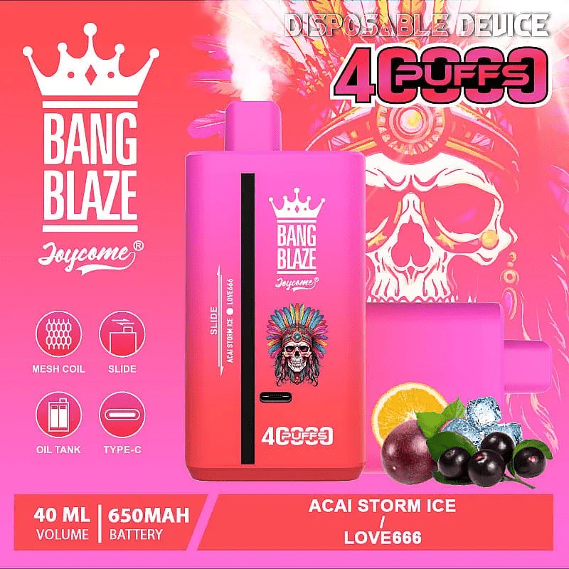 EU Warehouse BANG BLAZE 40000  Puffs 40ml Disposable Vape Wholesale Secondary image